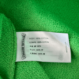 Chrome Hearts Green Sex Records Logo Hoodie