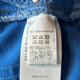 Chrome Hearts Levi's London Exclusive Blue Dyed Cross Patch Jeans