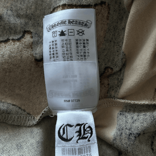 Chrome Hearts Matty Boy Camouflage Caution Longsleeve T-Shirt