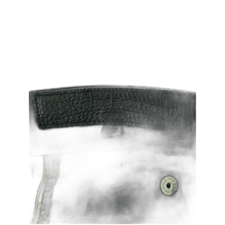 Chrome Hearts Navy Nylon & Leather Carpenter Pants