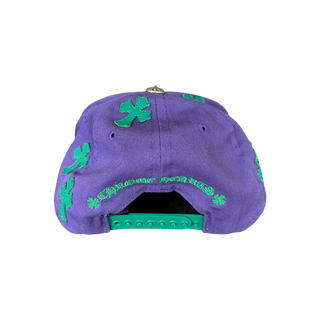 Chrome Hearts Purple & Green Cross Patch Hat