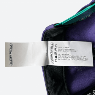 Chrome Hearts Purple & Green Cross Patch Hat