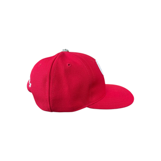 Chrome Hearts Red & White CH Logo Hat