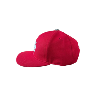 Chrome Hearts Red & White CH Logo Hat