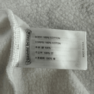 Chrome Hearts Rolling Stones White & Red Horseshoe Logo Hoodie