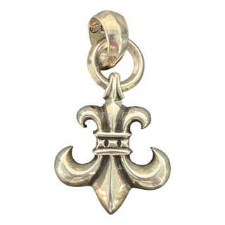 Chrome Hearts Silver Fleur Pendant