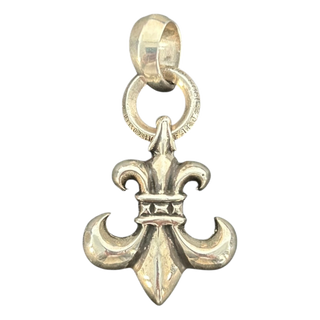 Chrome Hearts Silver Fleur Pendant