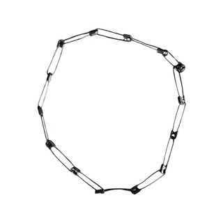 Chrome Hearts Silver Safety Pin Necklace