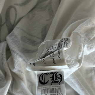 Chrome Hearts White & Black Hangzhou Exclusive Horseshoe Logo T-Shirt
