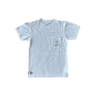 Chrome Hearts White & Black Los Angeles Exclusive Cross Logo T-Shirt