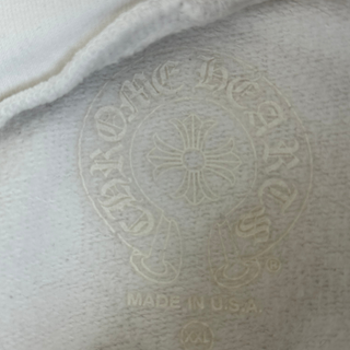 Chrome Hearts White Glow In The Dark Horseshoe Logo Hoodie