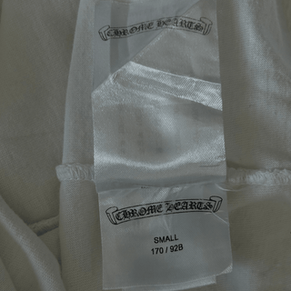Chrome Hearts White & Green Cemetery Cross Logo T-Shirt