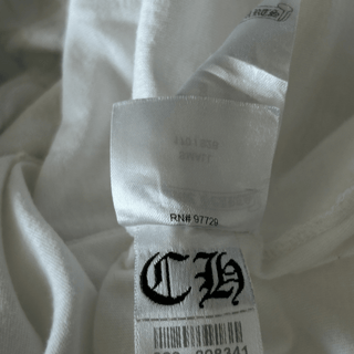 Chrome Hearts White & Green Cemetery Cross Logo T-Shirt