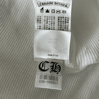 Chrome Hearts White & Pink T-Bar Logo Tank Top