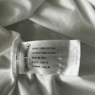 Chrome Hearts White & Red NY Longsleeve T-Shirt
