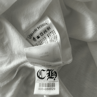 Chrome Hearts White & Red NY Longsleeve T-Shirt