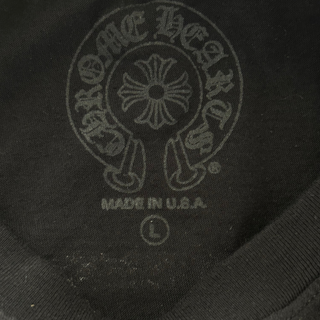 Chrome Hearts Yungblud Black & White Foti Cross Logo T-Shirt