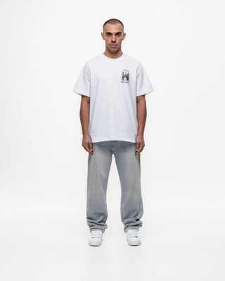 Magiri Core Painted Straight Jeans in Blue