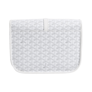 Goyard Goyardine Belvedere II White MM Messenger Bag
