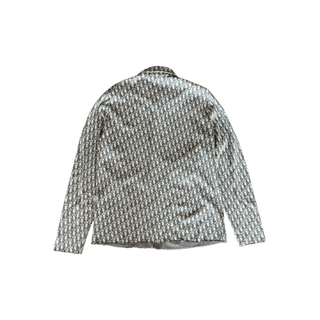 Dior Beige & Brown Oblique Button Up Shirt