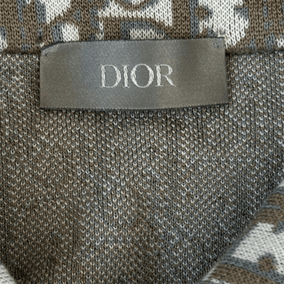 Dior Beige & Brown Oblique Button Up Shirt