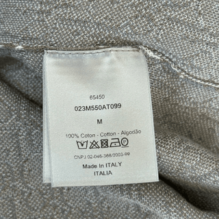 Dior Beige & Brown Oblique Button Up Shirt