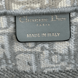 Dior Beige & Grey Oblique Medium Book Tote