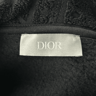 Dior Black Oblique Towel Hoodie