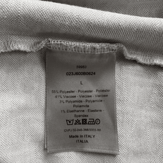 Dior Blue & White Gradient Oblique T-Shirt