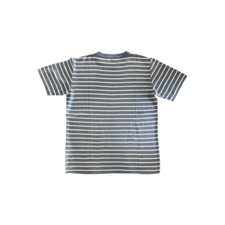 Dior Blue & White Striped Logo T-Shirt