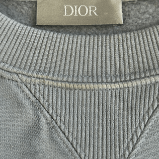Dior Daniel Arsham Light Blue Logo Sweater