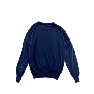 Dior Daniel Arsham Navy Wool Knit Sweater