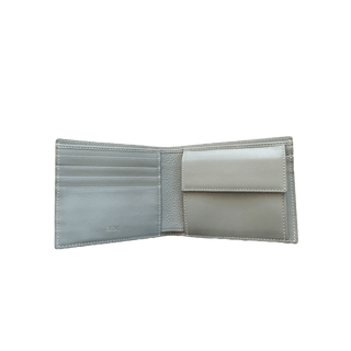 Dior Grey 1947 Calfskin Wallet