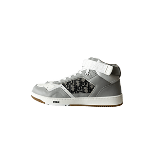 Dior Grey & White Oblique B27 Sneakers