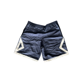 Dior Jordan Navy & White CD Logo Silk Basketball Shorts