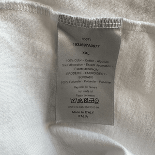 Dior Kenny Scharf White & Black Logo T-Shirt