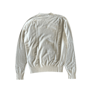 Dior Kenny Scharf White & Multicolor Playing Cards Wool Sweater