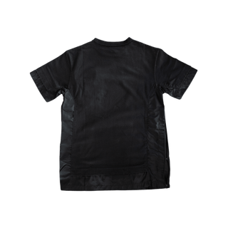 Dior Sacai Black Cotton & Nylon Embroidered Patch T-Shirt