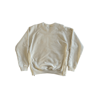 Dior Sacai White Embroidered Patch Sweater