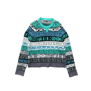 Dior Stussy Multicolor Knit Sweater