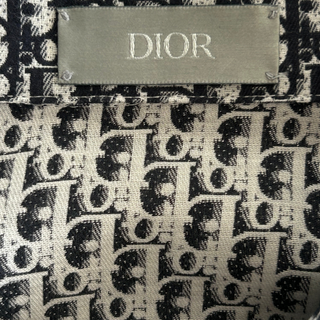 Dior White & Black Oblique Gradient Button Up Shirt