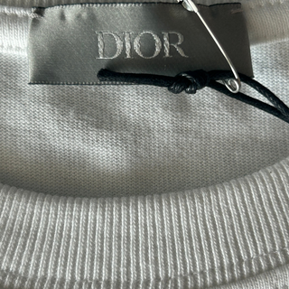 Dior White CD Icon Embroidered T-Shirt