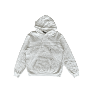 Dior White Oblique Towel Hoodie