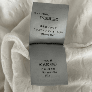 Dior White Oblique Towel T-Shirt