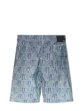 Amiri Gradient Swim Shorts in Blue