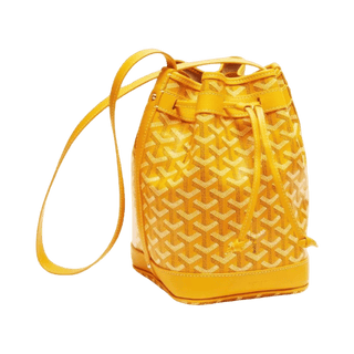 Goyard Petit Flot Bucket Bag Yellow