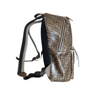 Fendi Fila Brown FF Monogram Backpack