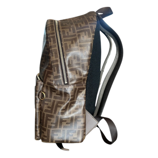 Fendi Fila Brown FF Monogram Backpack