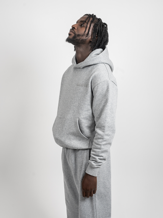 Magiri Core Puff Printed Hoodie in Grey