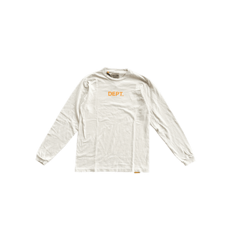 Gallery Dept Cream & Yellow Logo Longsleeve T-Shirt